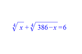 algebraic equation